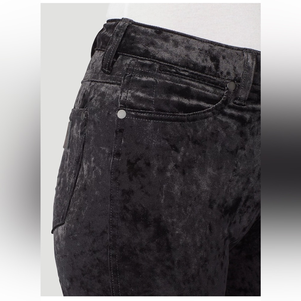 Velvet Wrangler Black Velvet Women's Flare Pants - Picture 8 of 8